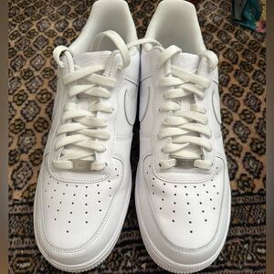 White Nike Air Force Ones